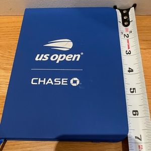 NEW Chase US OPEN Blue lined notebook